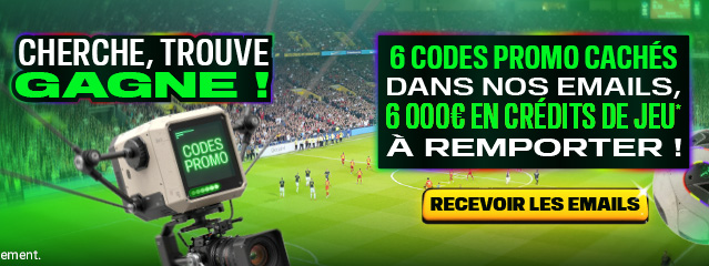 Chasse aux codes Unibet