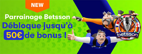 Offre de parrainage Betsson
