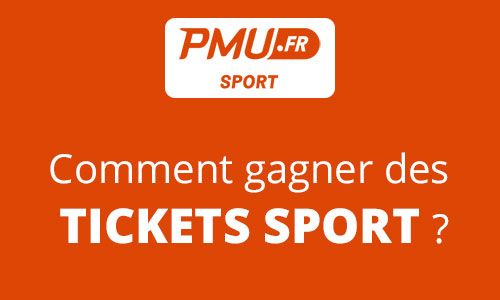 Les Tickets Sport chez Pmu
