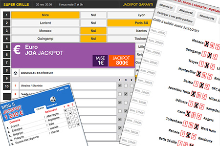 Loto foot sur les sites de pari