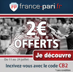 2 euros offerts chez France-Pari