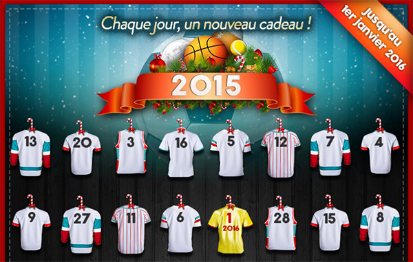 Calendrier de l'avent Netbet 2015