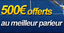 500 euros à gagner chez EurosportBET