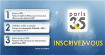 Lancement du bookmaker Paris 365