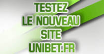 Nouvelle version du site Unibet